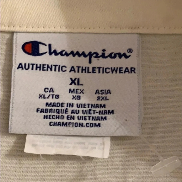 Champion Varsity Jacket Crest Patch Full Zip Men’s Size XL NWT - Picture 10 of 14